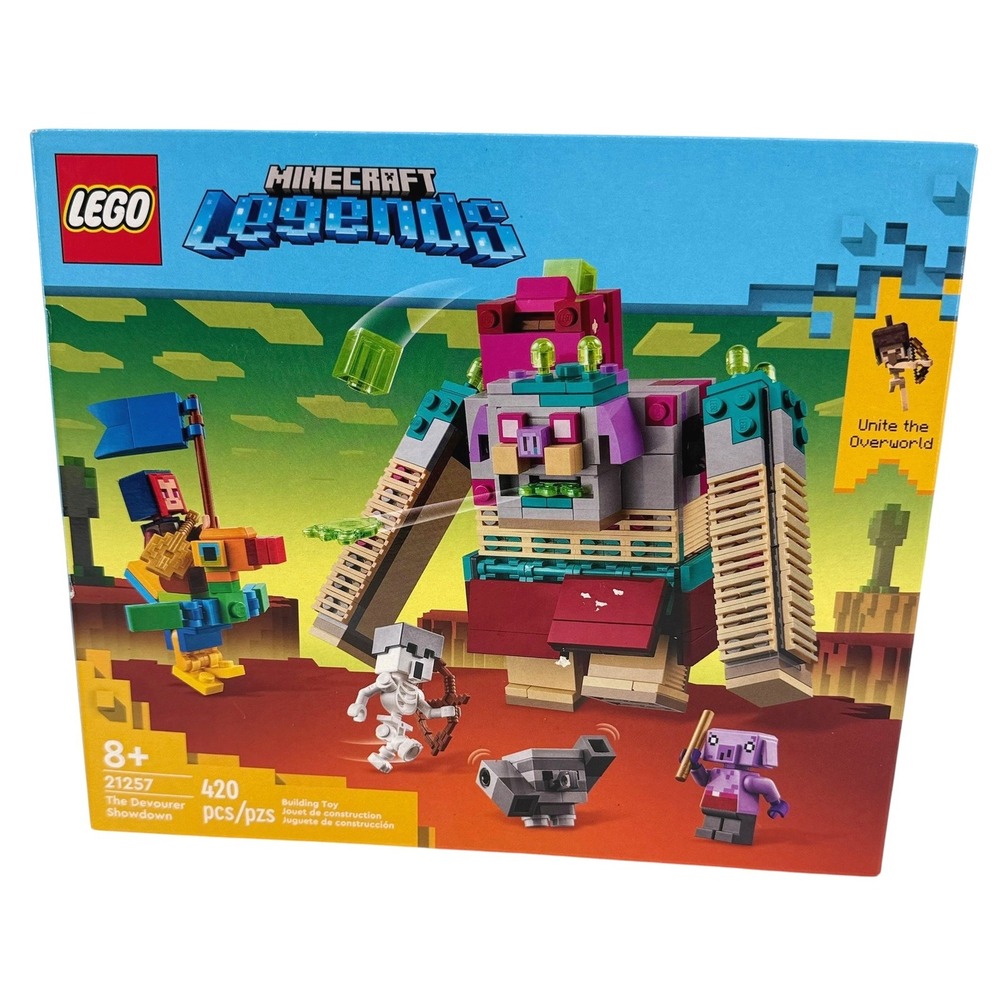 LEGO Minecraft Legends The Devourer Showdown 21257 Building Toy Set 420 Pcs NEW